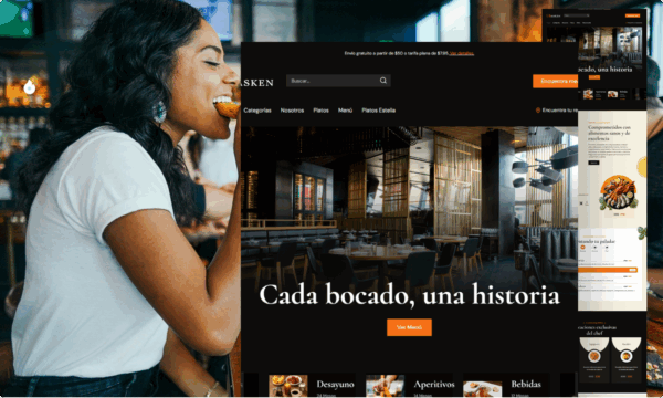 Basken - Plantilla Elementor gratis para Restaurante y Cafeterías